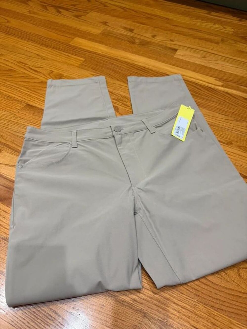 Men's 360 Lifestyle Relaxed Fit 5-Pocket Pants - All In Motion Tan 34x32